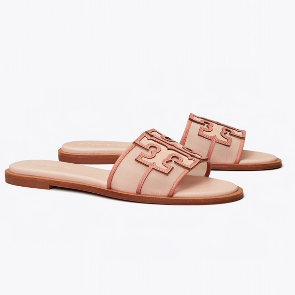 tory burch slides pink